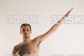 Arm flexing reference of nude Willard 0004